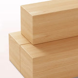 Triangle Natural Finish Pine Wood Shelves Coat Rack Image - 10