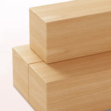 Triangle Natural Finish Pine Wood Shelves Coat Rack Image - 10