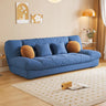 Tufted Biscuit Back Light Khaki Sofa Futon with Mattress Image - 18