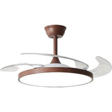 Ultra-Slim Ceiling Fan Light with Retractable Blades Image - 6