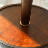 Umbrella Shape Wooden Table Lamp with Pull Chain Switch Image - 7