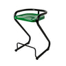 Unique Curved Sled Base Bucket Bar Stool with Footrest Image - 13