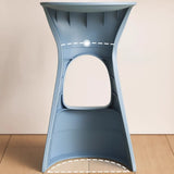 Unique Stackable Curved Saddle Backless Bar Stool Image - 13