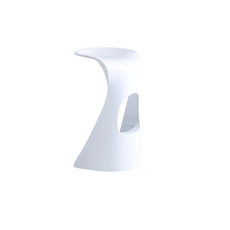 Unique Stackable Curved Saddle Backless Bar Stool Image - 2