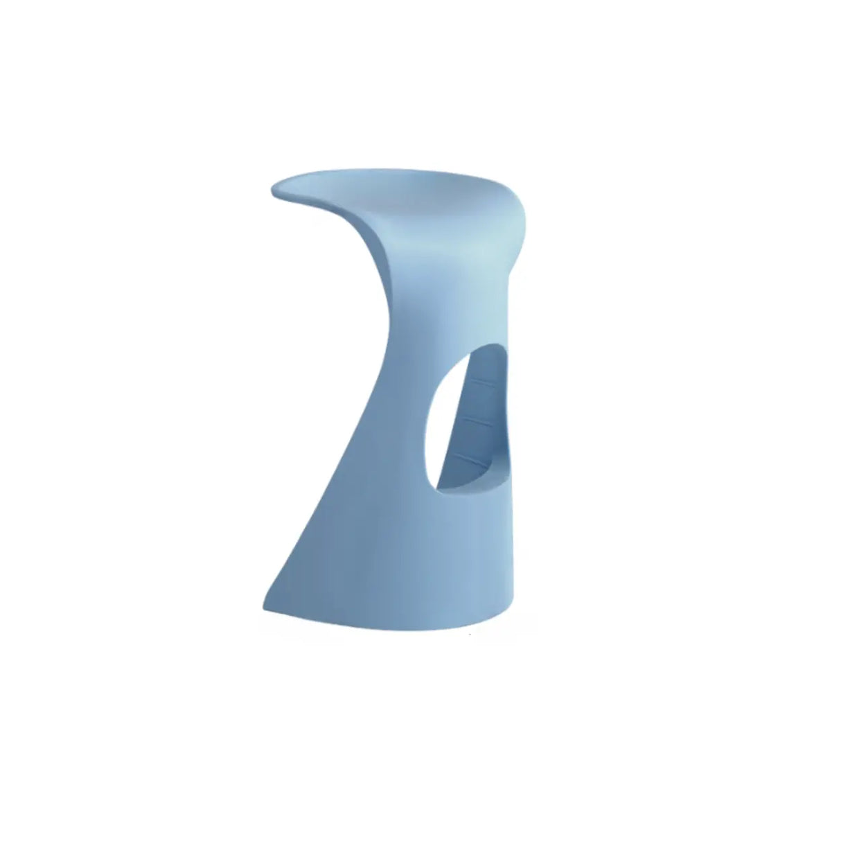 Unique Stackable Curved Saddle Backless Bar Stool Image - 5