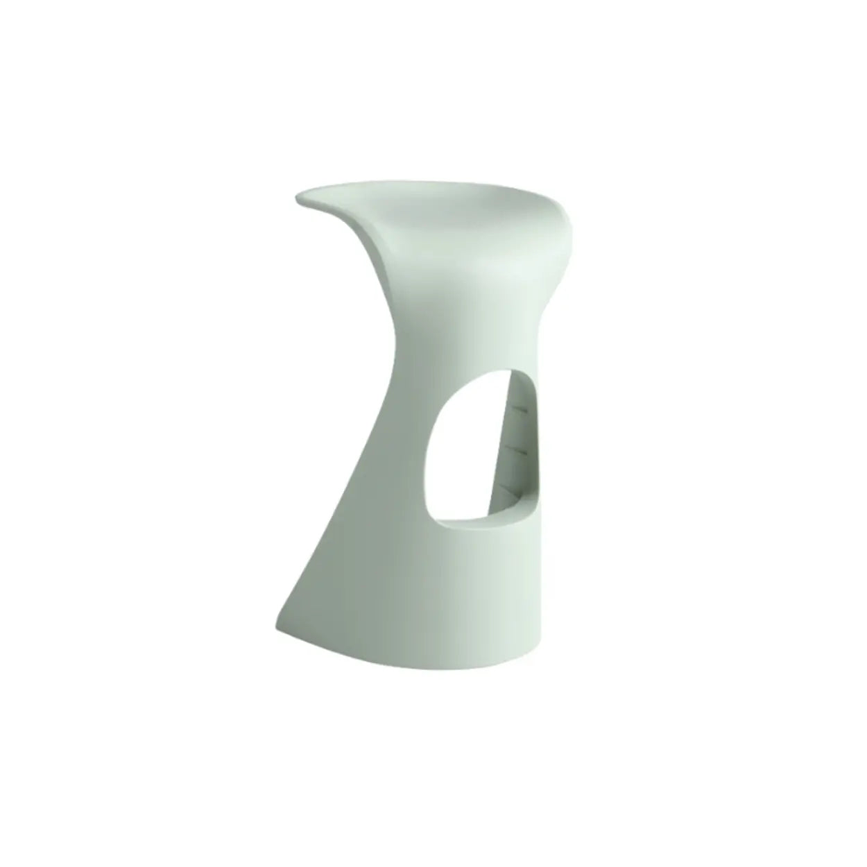 Unique Stackable Curved Saddle Backless Bar Stool Image - 7