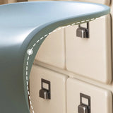 Unique Stackable Curved Saddle Backless Bar Stool Image - 8