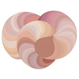 Unique Swirl Pattern Multi-Color Polyester Area Rug Image - 10