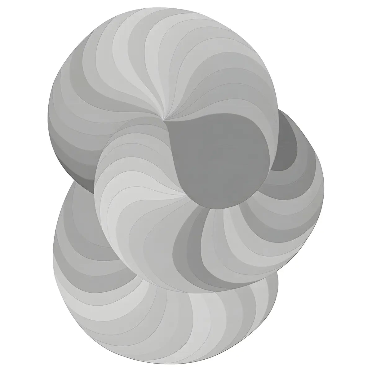 Unique Swirl Pattern Multi-Color Polyester Area Rug Image - 2
