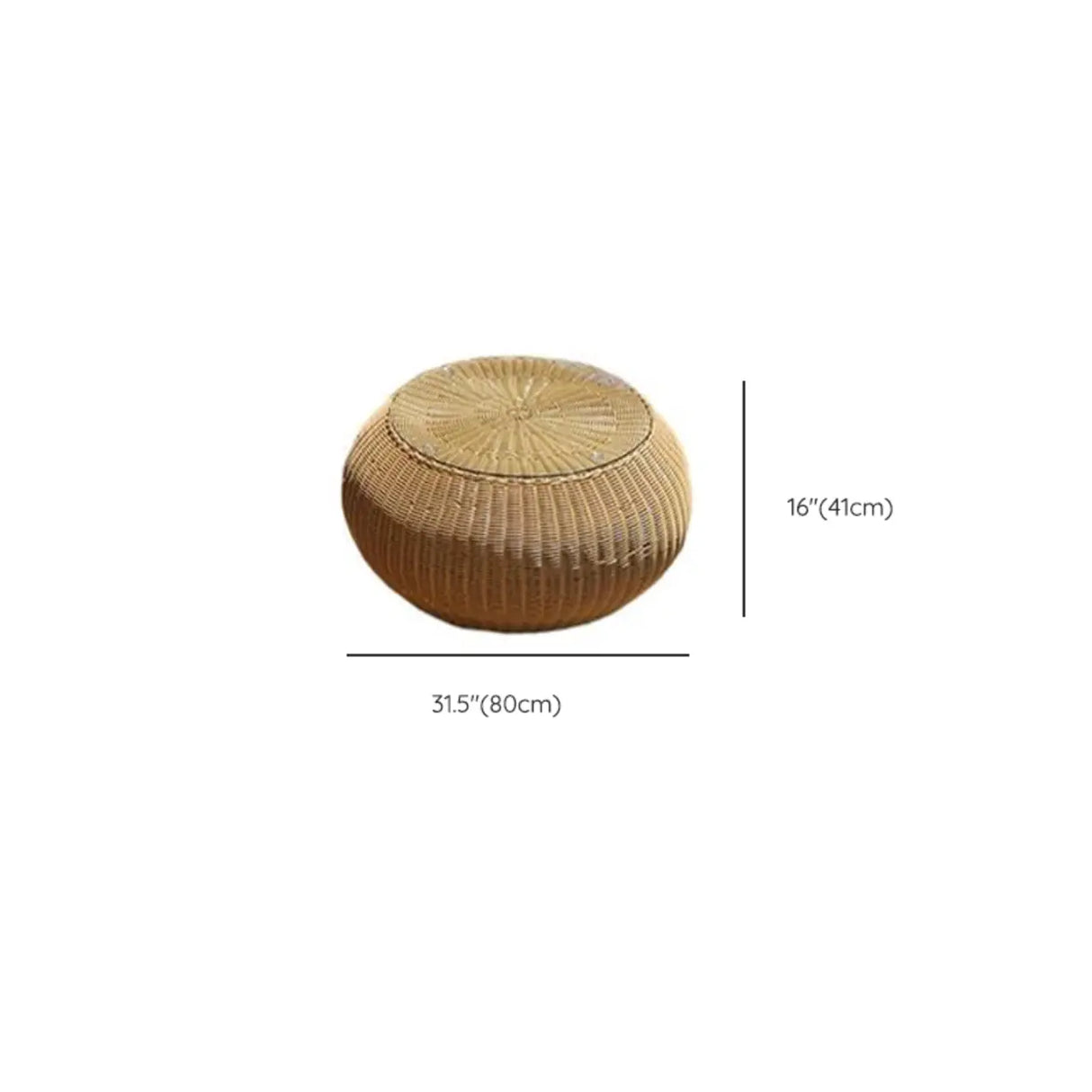 Unqiue Natural Beige Outdoor Curved Rattan Sofa Set Image - 15