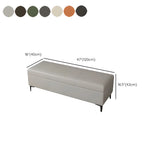 Upholstered Flip Top Storage Entryway Bench with Legs Image - 11