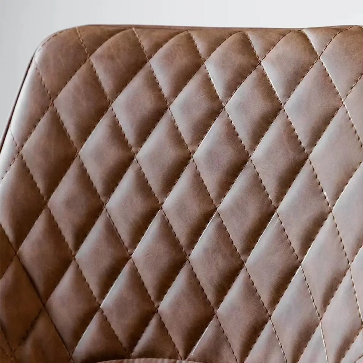 Upholstered Modern Back Bar Stool with Metal Legs Footrest Image - 6