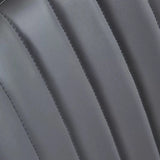 Upholstered Modern Leather Dining Chair with Padded Seat Image - 6