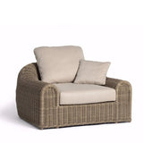 UV Resistant Compact Wicker Cocoa Patio Conversation Sets Image - 2