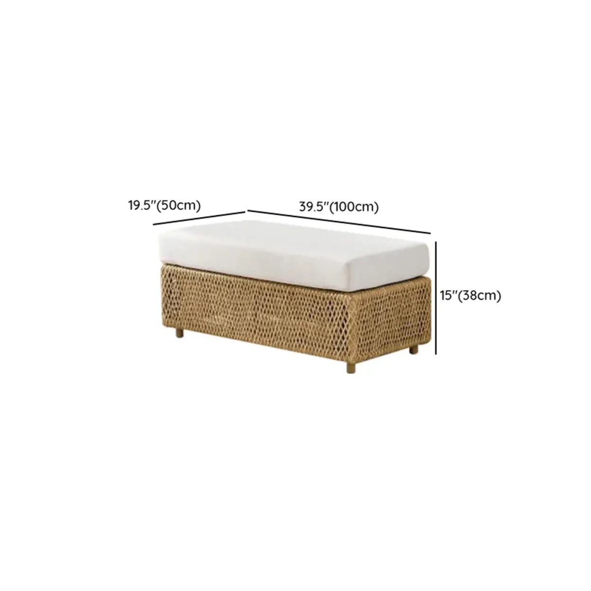 UV Resistant Light Brown Woven Frame Outdoor Patio Sofa Set Image - 21