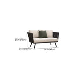 UV Resistant Modish Rope Woven Beige Patio Set with Cushions Image - 25