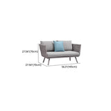 UV Resistant Modish Rope Woven Beige Patio Set with Cushions Image - 26