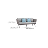 UV Resistant Modish Rope Woven Beige Patio Set with Cushions Image - 28