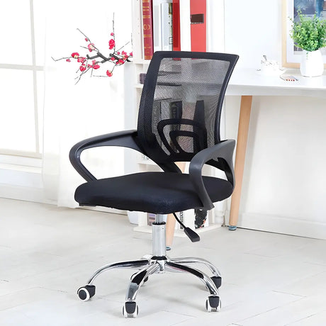 Various Colors Ergonomic Mesh Office Chair with Fixed Arms Image - 2