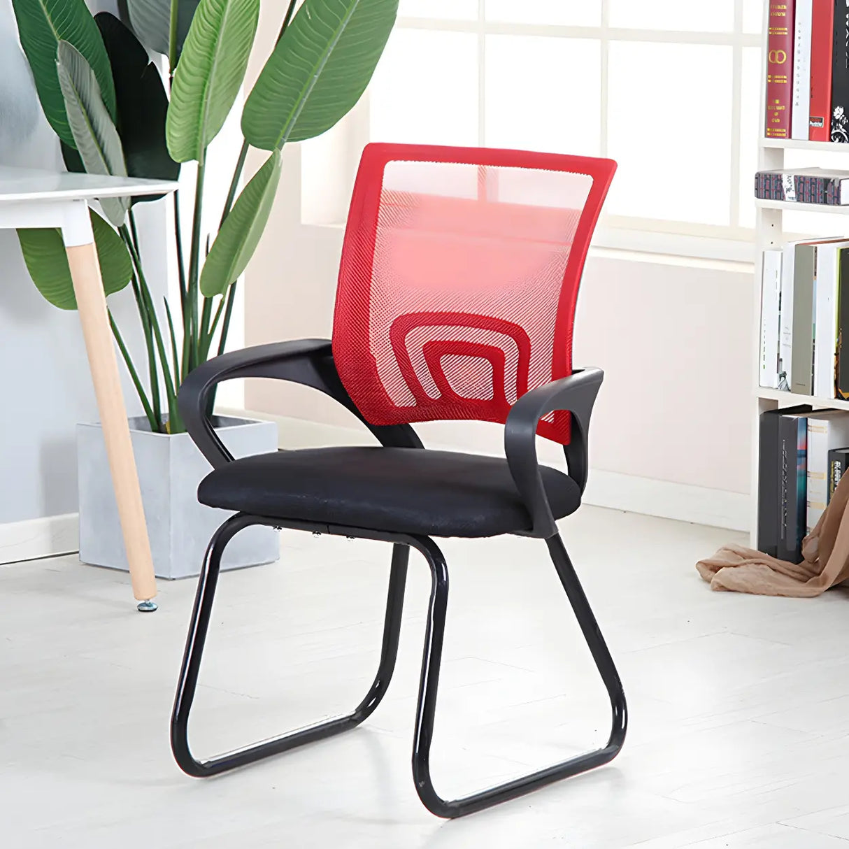 Various Colors Ergonomic Mesh Office Chair with Fixed Arms Image - 28