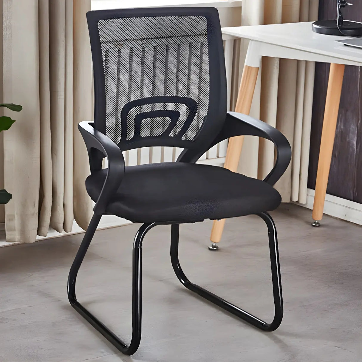 Various Colors Ergonomic Mesh Office Chair with Fixed Arms Image - 6