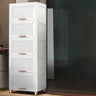 Vertical Acrylic Grey Storage Organizer Lingerie Chest Image - 5