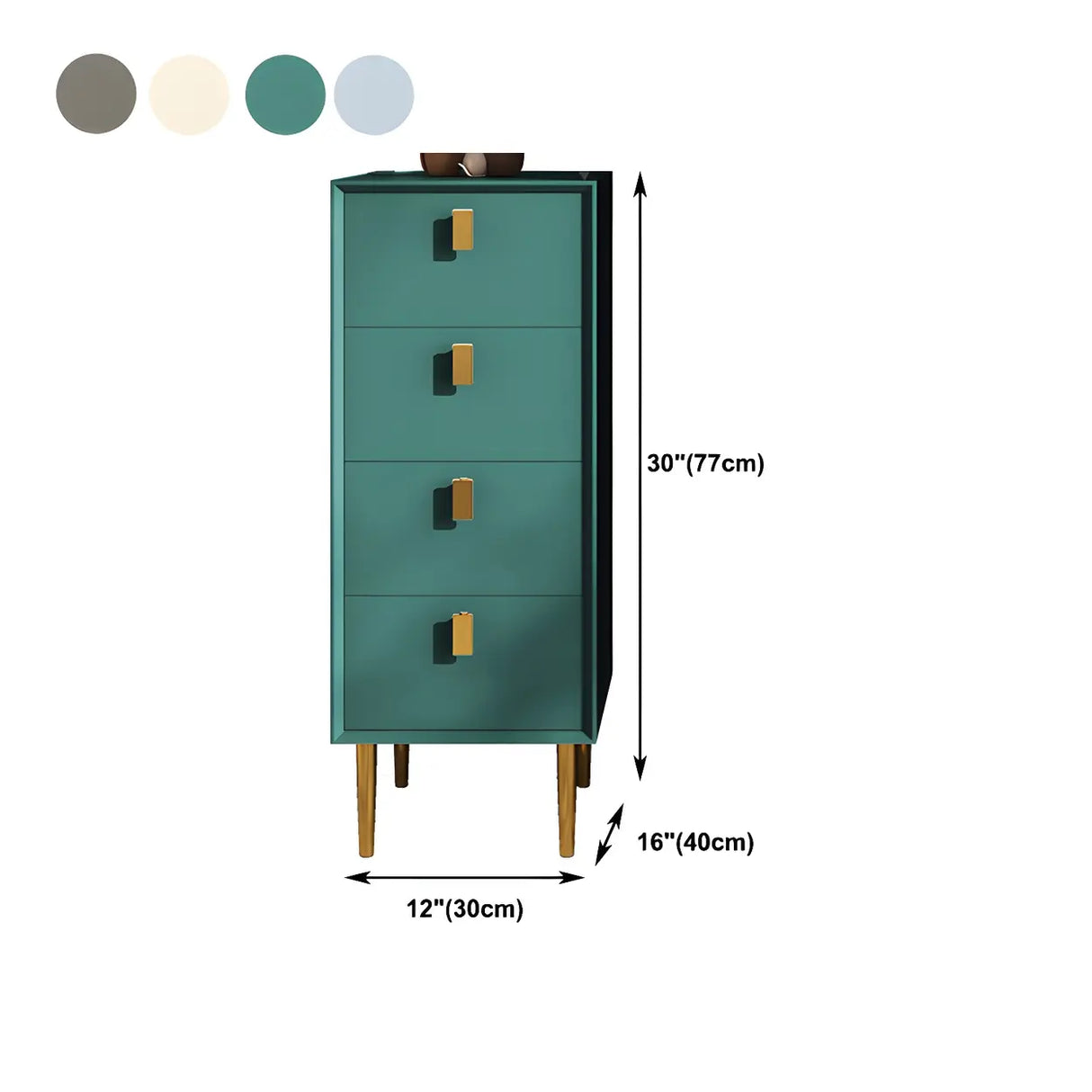 Vertical Glam Beige Pine Wood Dresser for Bedroom 