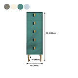 Vertical Glam Beige Pine Wood Dresser for Bedroom Image - 22