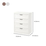 Vertical Hardwood Brown Storage Dresser with Drawers #size