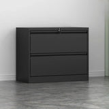 Vertical Metal White File Cabinet with Secure Storage Image - 29