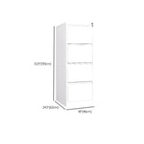 Vertical Metal White File Cabinet with Secure Storage Image - 37