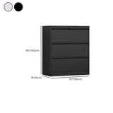 Vertical Metal White File Cabinet with Secure Storage Image - 39