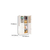 Vertical Metal White Filing Cabinet with Lockable Drawers Image - 23