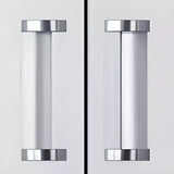 Vertical Metal White Filing Cabinet with Lockable Drawers Image - 8
