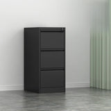 Vertical Metal White Storage Unit Lockable Filing Cabinet Image - 15