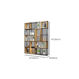 Vertical Modern Alloy Frame Etagere Display Bookcase Image - 30