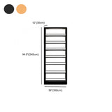 Vertical Modern Cube Steel Open Back Storage Bookshelf Image - 21