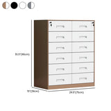 Vertical Steel Filing Cabinet with Lockable Drawers Image - 35