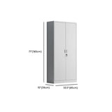 Vertical Steel Glass Door Grey Filing Cabinet Storage #size