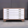 Vertical Steel White File Storage Cabinet with Drawers Image - 12