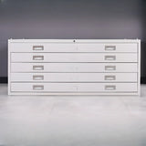 Vertical Steel White File Storage Cabinet with Drawers Image - 22