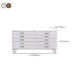 Vertical Steel White File Storage Cabinet with Drawers Image - 29