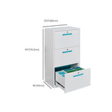 Vertical Steel White Filing Cabinet with Storage Drawers Image - 12