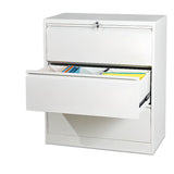 Vertical White Soft Close Storage Steel Filing Cabinet Image - 27