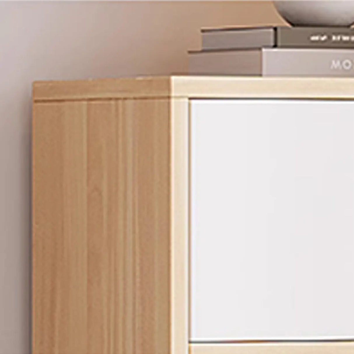 Vertical White Wood Drawers Combo Dresser for Bedroom Image - 14