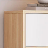 Vertical White Wood Drawers Combo Dresser for Bedroom Image - 14