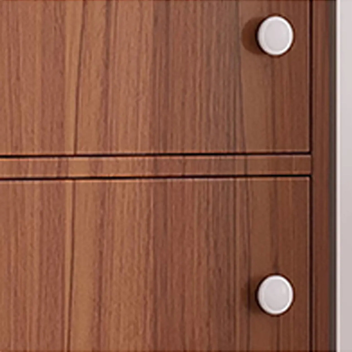 Vertical White Wood Drawers Combo Dresser for Bedroom Image - 16