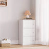 Vertical White Wood Drawers Combo Dresser for Bedroom Image - 2