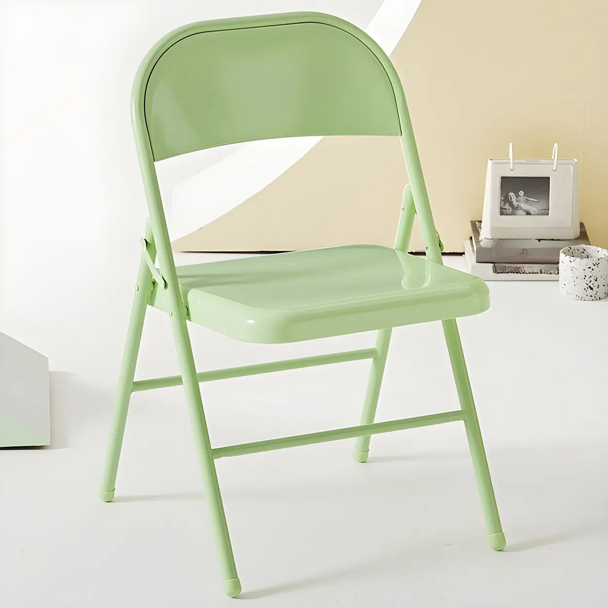Vibrant Colorful Ergonomic Folding Steel Office Chairs Image - 13