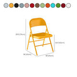 Vibrant Colorful Ergonomic Folding Steel Office Chairs #size